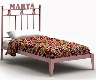 Cama Con Bañera forja, cama de forja, mueble forja dormitorio