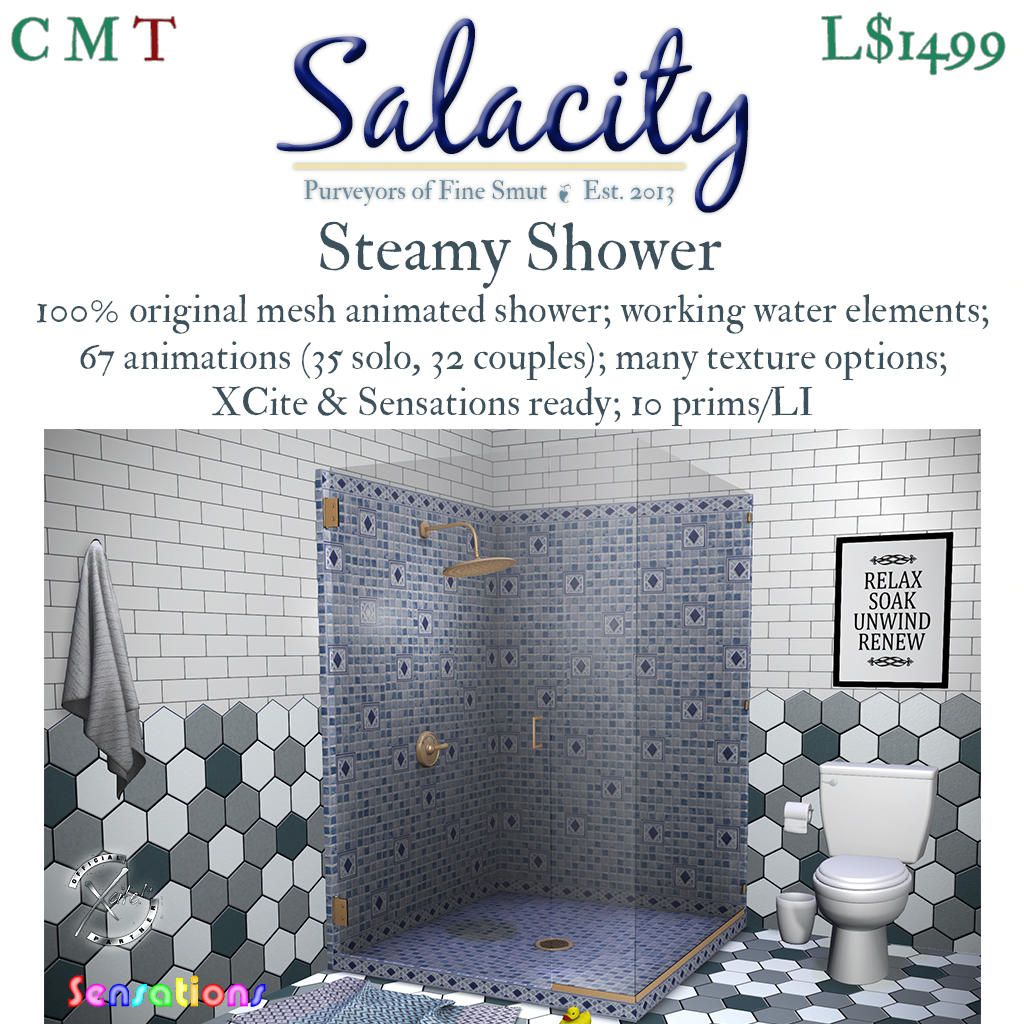 Set includes: Steamy Shower Steamy Shower (mirror). 