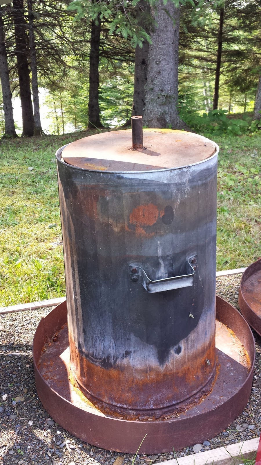 HRM CREATIVE BBQ Garbage Can BBQ