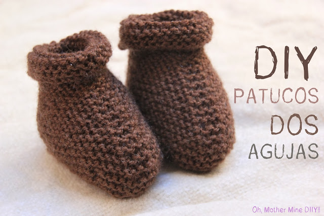 6 patrones gratis de patucos de bebe diy