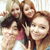 Check out HyoYeon, SooYoung and Yuri's adorable photos with Siwon from Taiwan