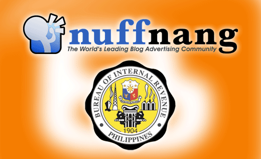 Nuffnang Tax BIR