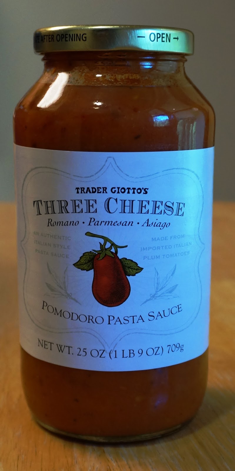 Exploring Trader Joe's Trader Joe's Three Cheese Pomodoro Pasta Sauce