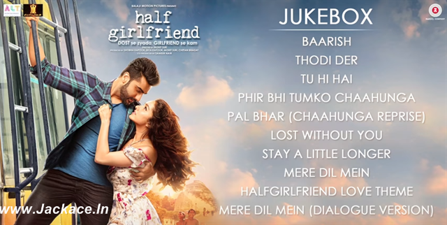Enjoy Complete Audio Jukebox Of Arjun & Shraddha Kapoor Starrer Half Girlfriend