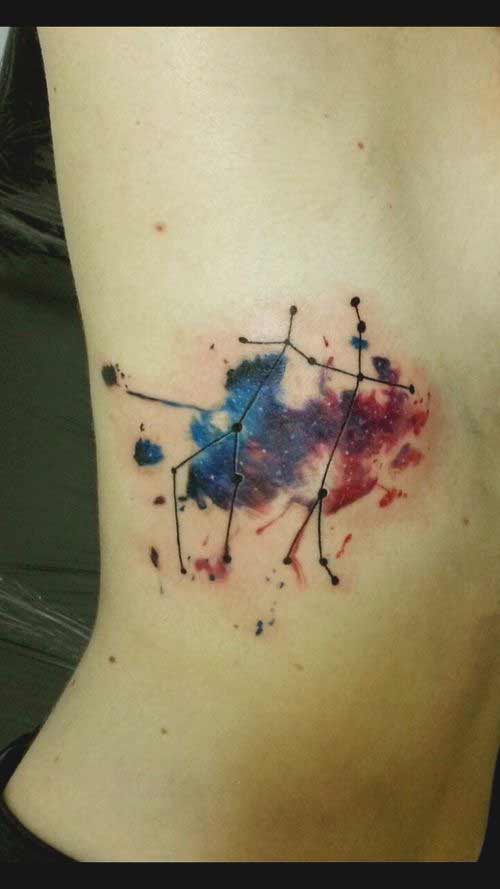Best matching gemini constellation tattoos designs for men