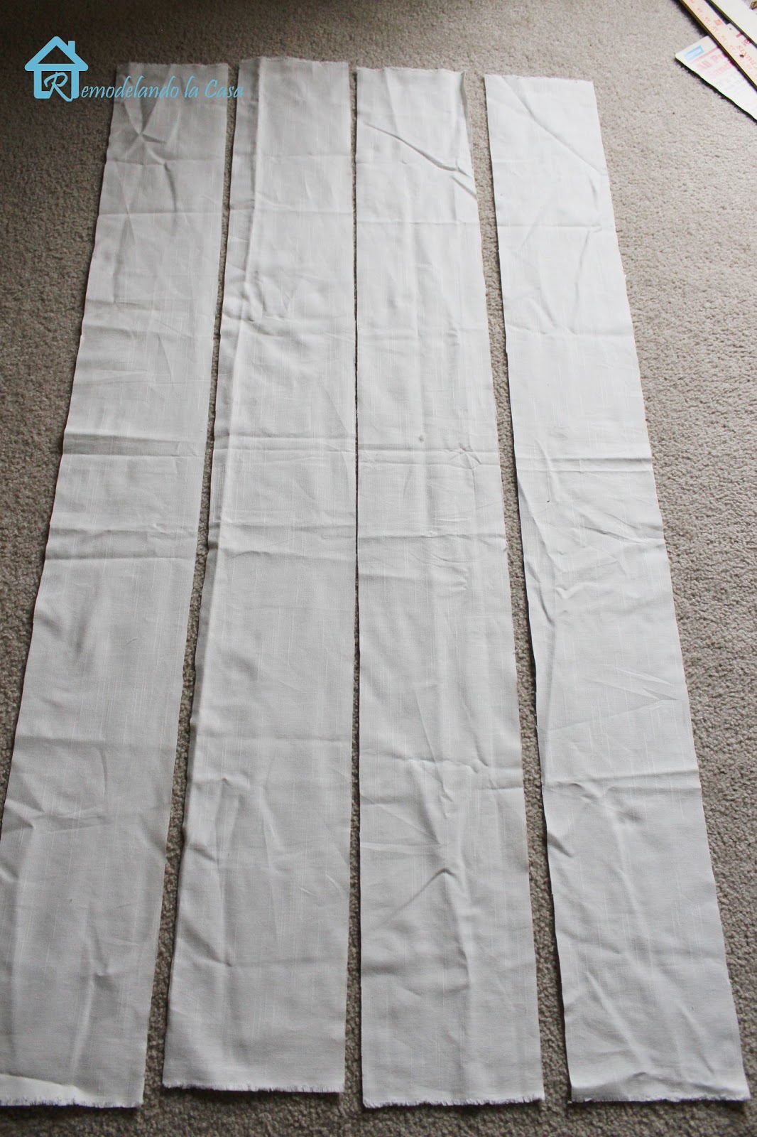 How to Make your Curtains Longer Remodelando la Casa