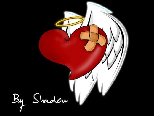 15++ Dibujos De Corazones Rotos Con Alas at Demax5