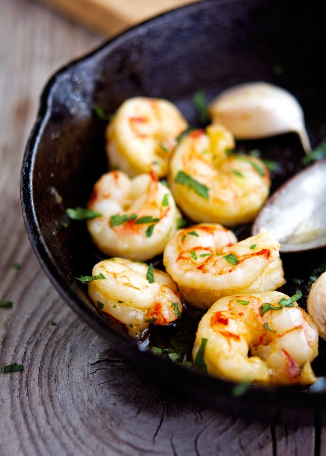 Catalan-Style Garlic Shrimp