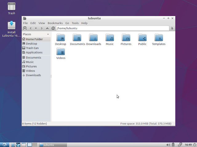 File manager in Lubuntu