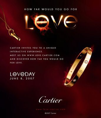 cartier jewelry ad