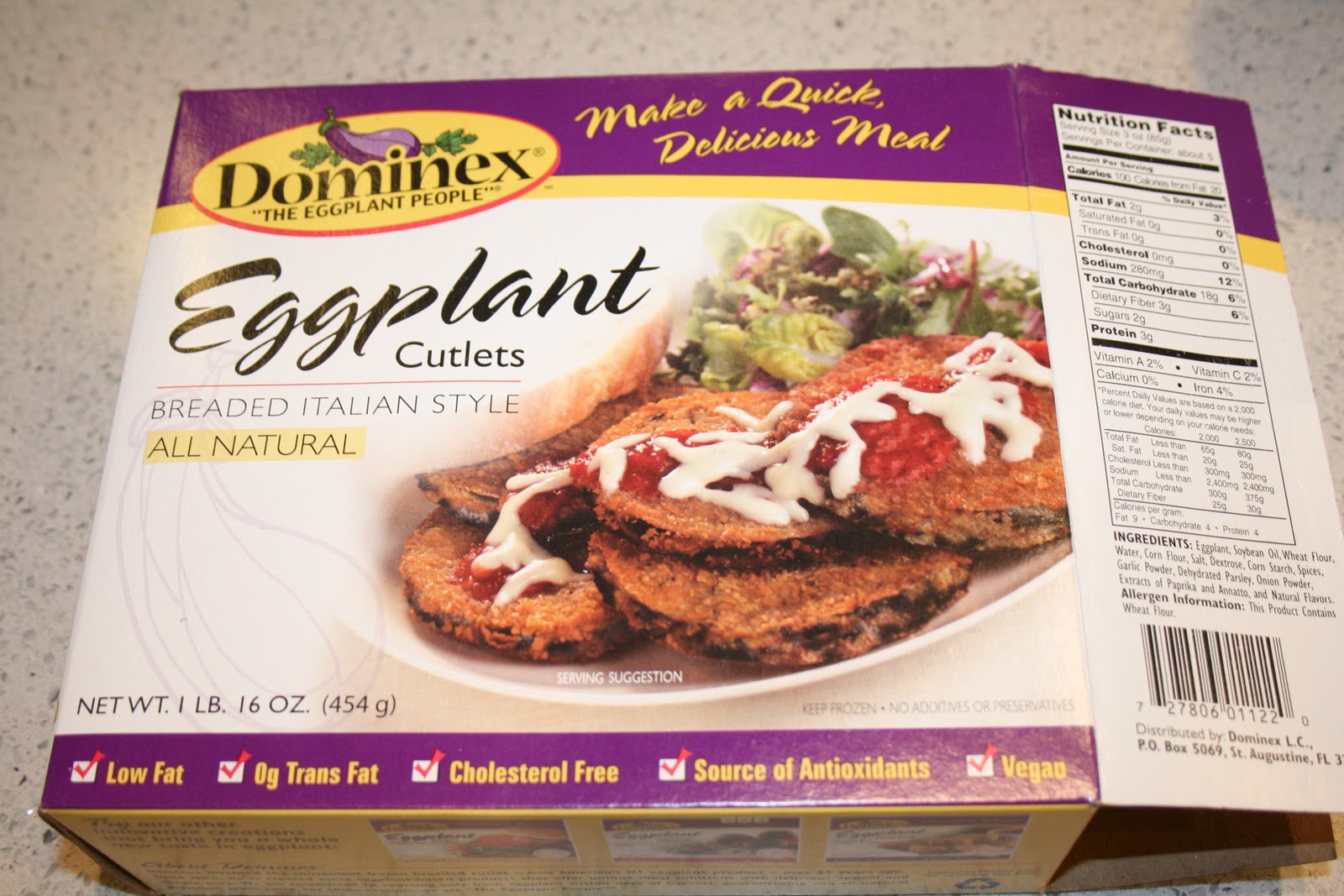 Hibbard Kitchen Dominex Eggplant Cutlets