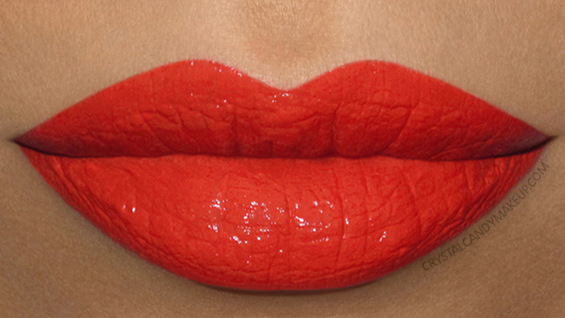 Make Up For Ever Artist Rouge Creme Lipstick Swatch C304 Orange