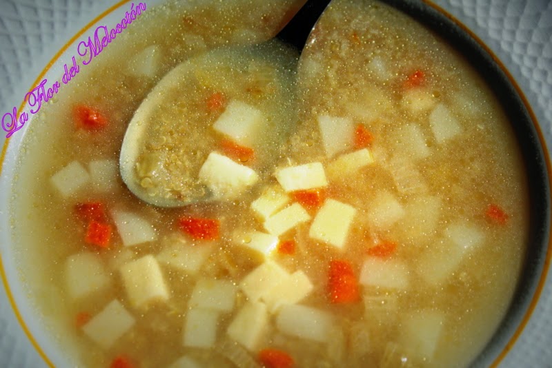 Sopa de quinoa