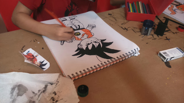 Foto del curso de dibujo manga en la ciudad de Panamá