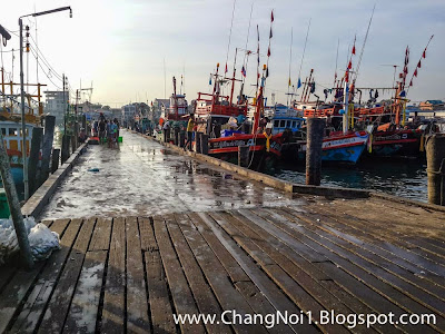 Fishing pier of Bang Saray, Thailand