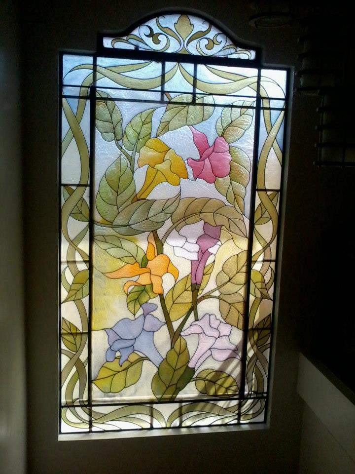 Dekora Glass Art Stained Glass ( Fiberglass Art) Etched Glass