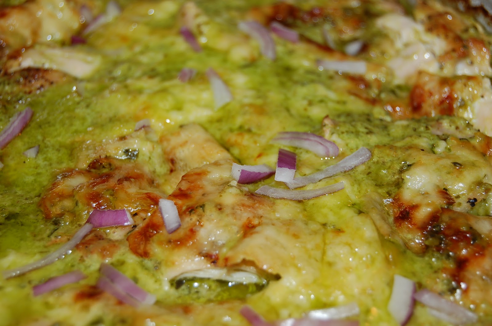 Sporktacular Food Cheesy Chicken in Poblano Sauce