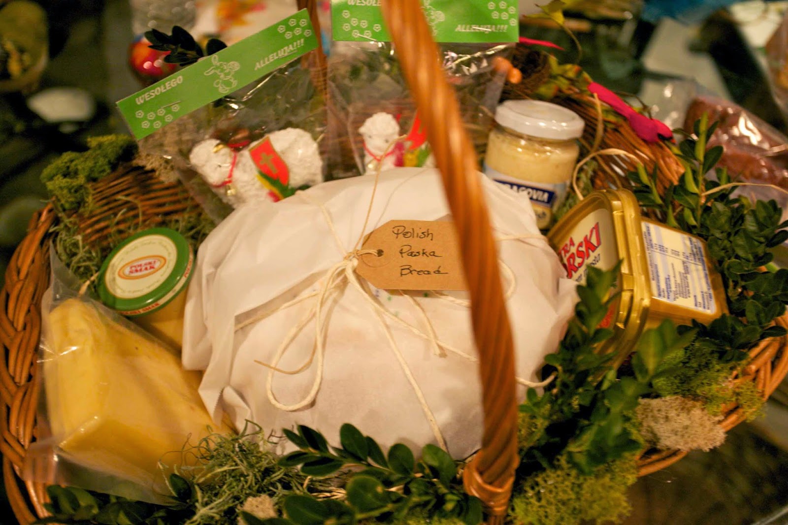 A Traditional Polish Easter Basket