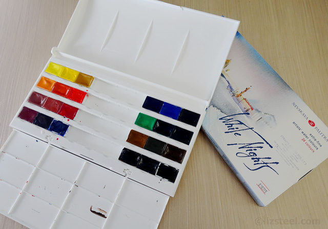 White Nights Watercolor Color Chart