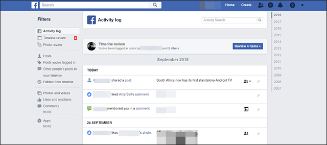 هل تستطيع حقاً أن ترى من الذي شاهد صفحتك على الفيسبوك ؟ Facebook-activity-log