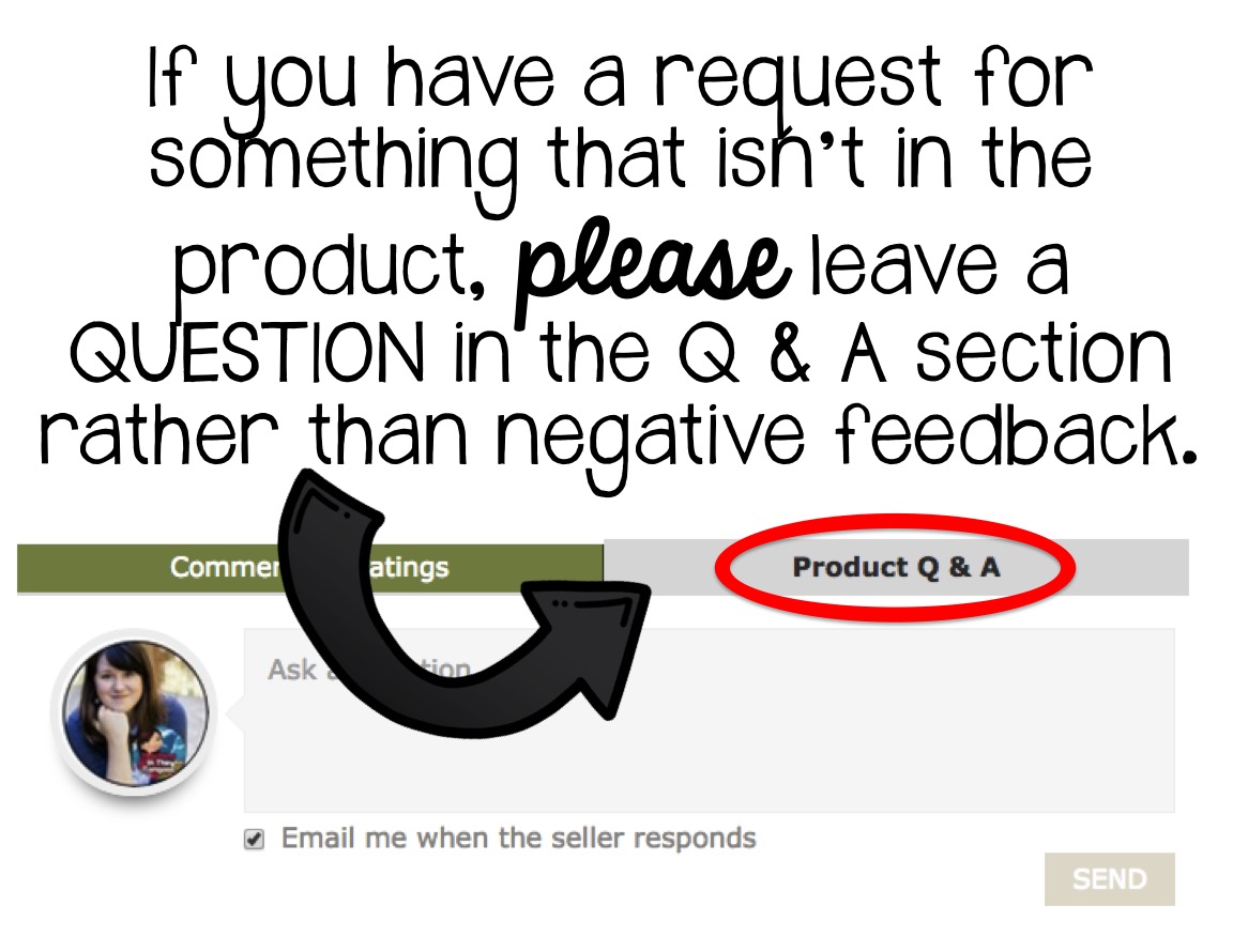 Feedback on Teachers Pay Teachers