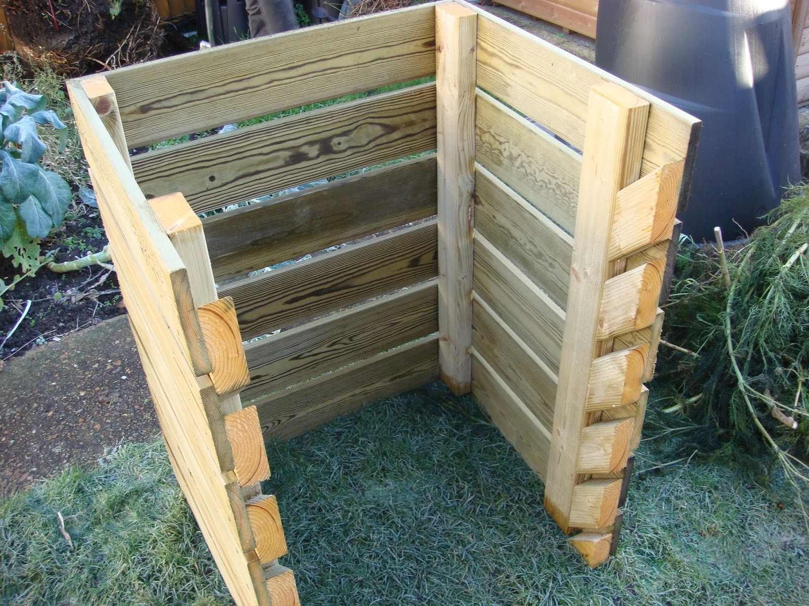 Veg patch from scratch How to make your own wooden compost bin (with design plans)