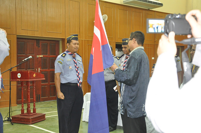 Upacara Penyerahan Bendera Kontinjen Johor ke Jambori Pengakap Malaysia ...