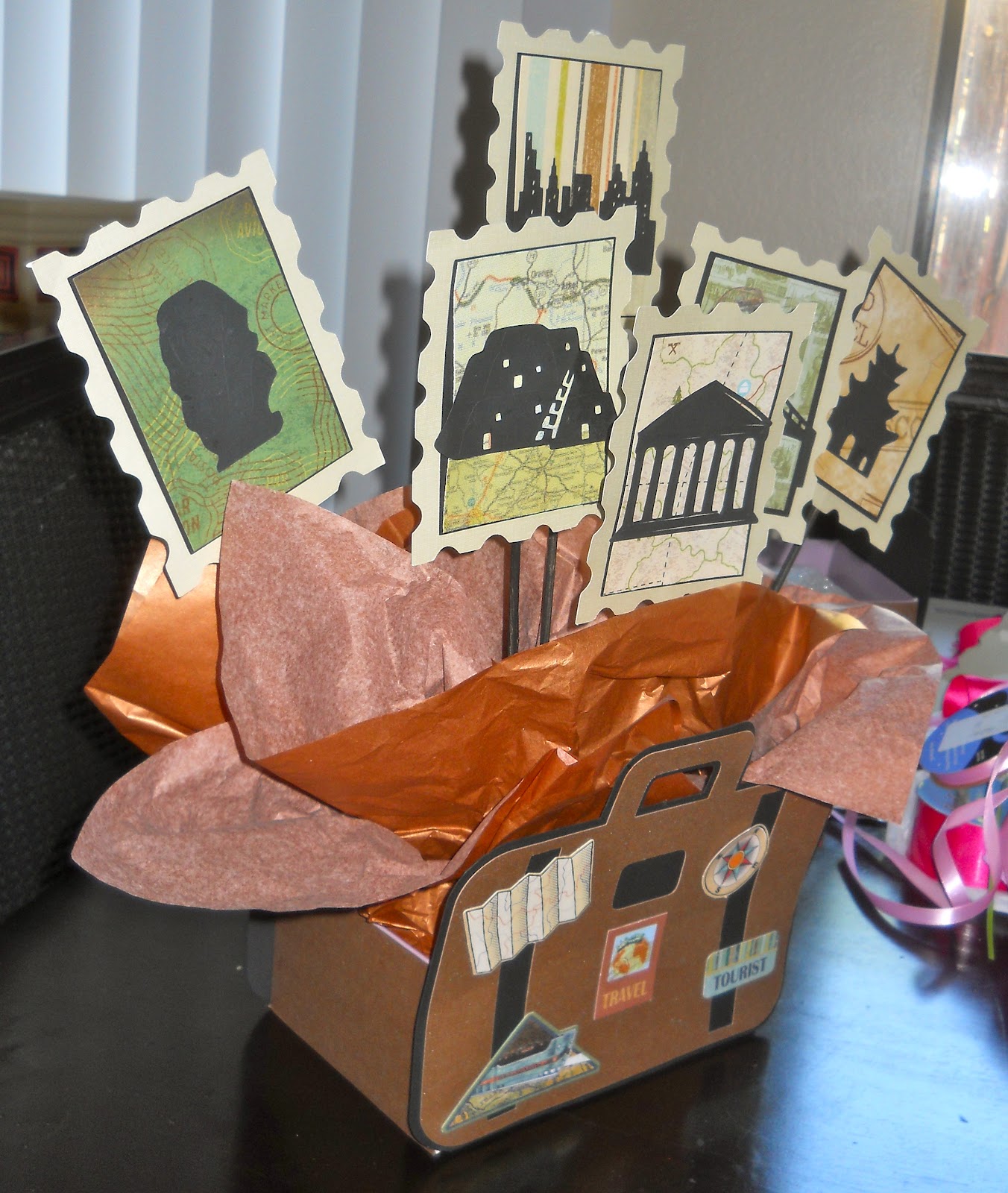 Creative Keepsakes Custom Scrapbooks Travel Centerpieces