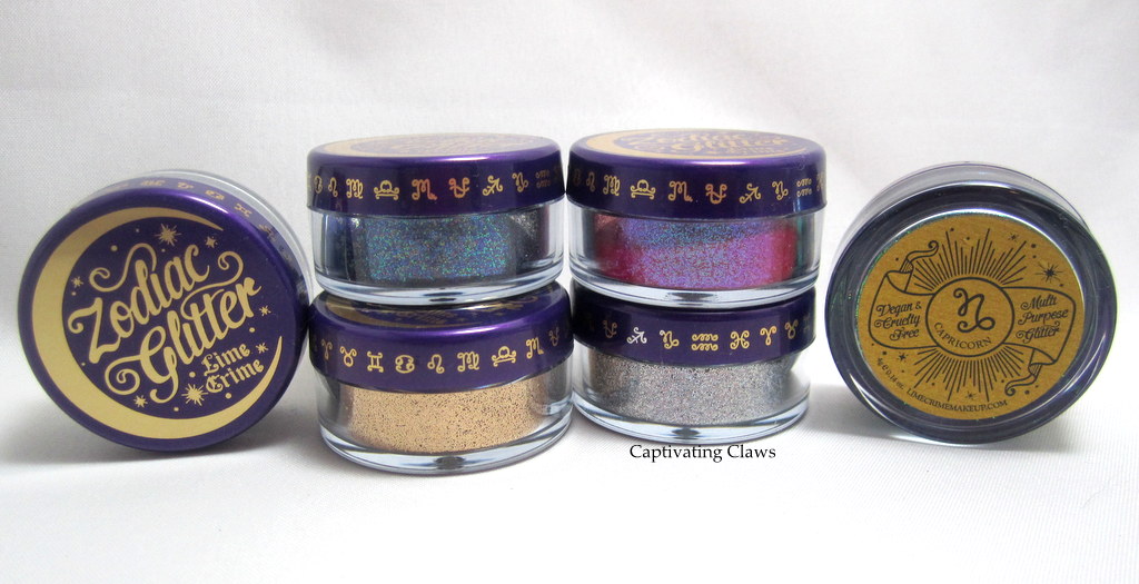 Captivating Claws Lime Crime Zodiac Glitters