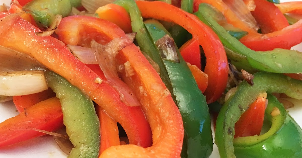Stir Fry Bell Peppers and Red Onion recipe