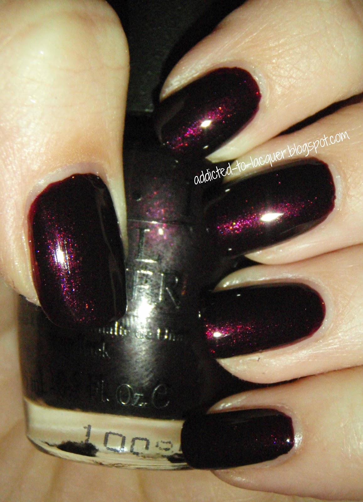 Addicted to Lacquer OPI Black Cherry Chutney