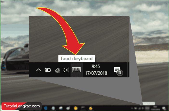 Tutorial Menampilkan Touch Keyboard Pada Windows 10+ Cara mudah menampilkan touch keyboard di windows Tutorial Menampilkan Touch Keyboard Pada Windows 10+