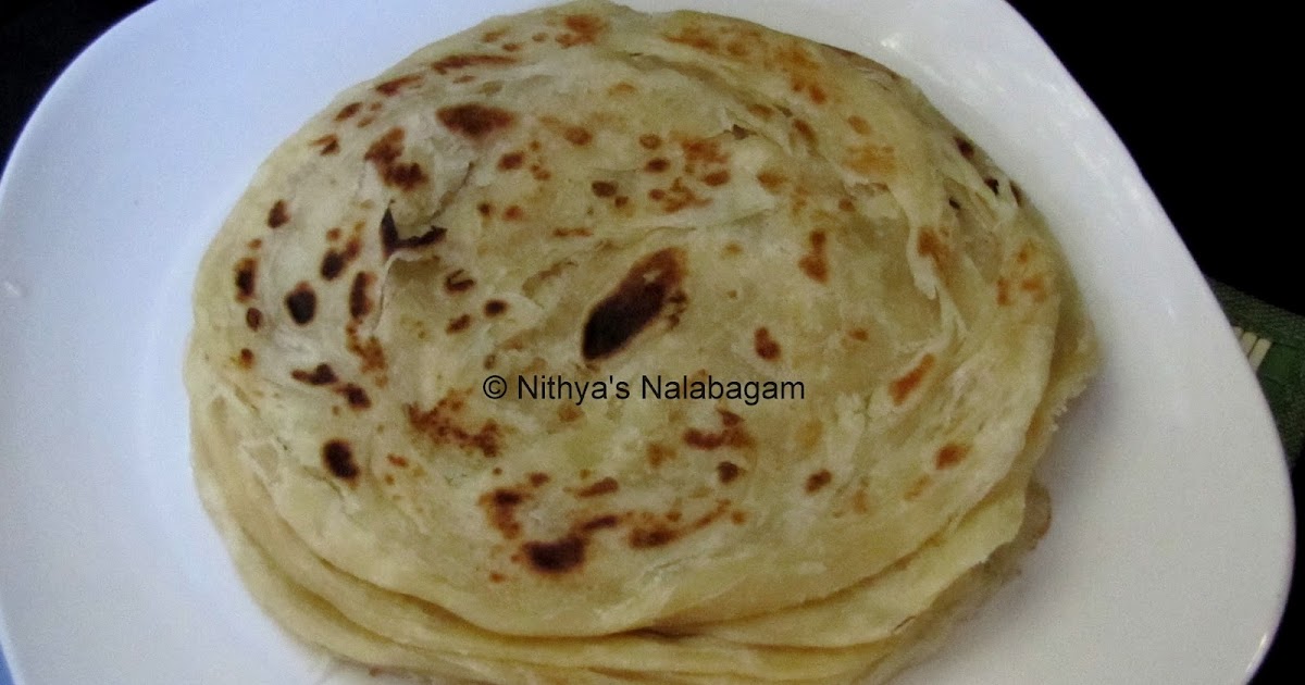 Parotta Tamil Nadu Style Step by step pictures Nithya's Nalabagam