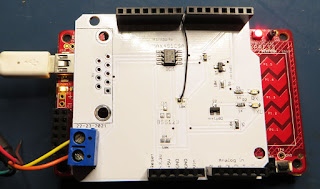 LinkSprite (RS485) Fitted to PSoC Development Board