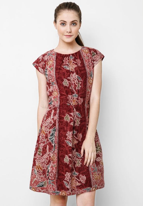 Inspirasi 20 Dress  Batik  Modern  Keren Untuk Remaja  