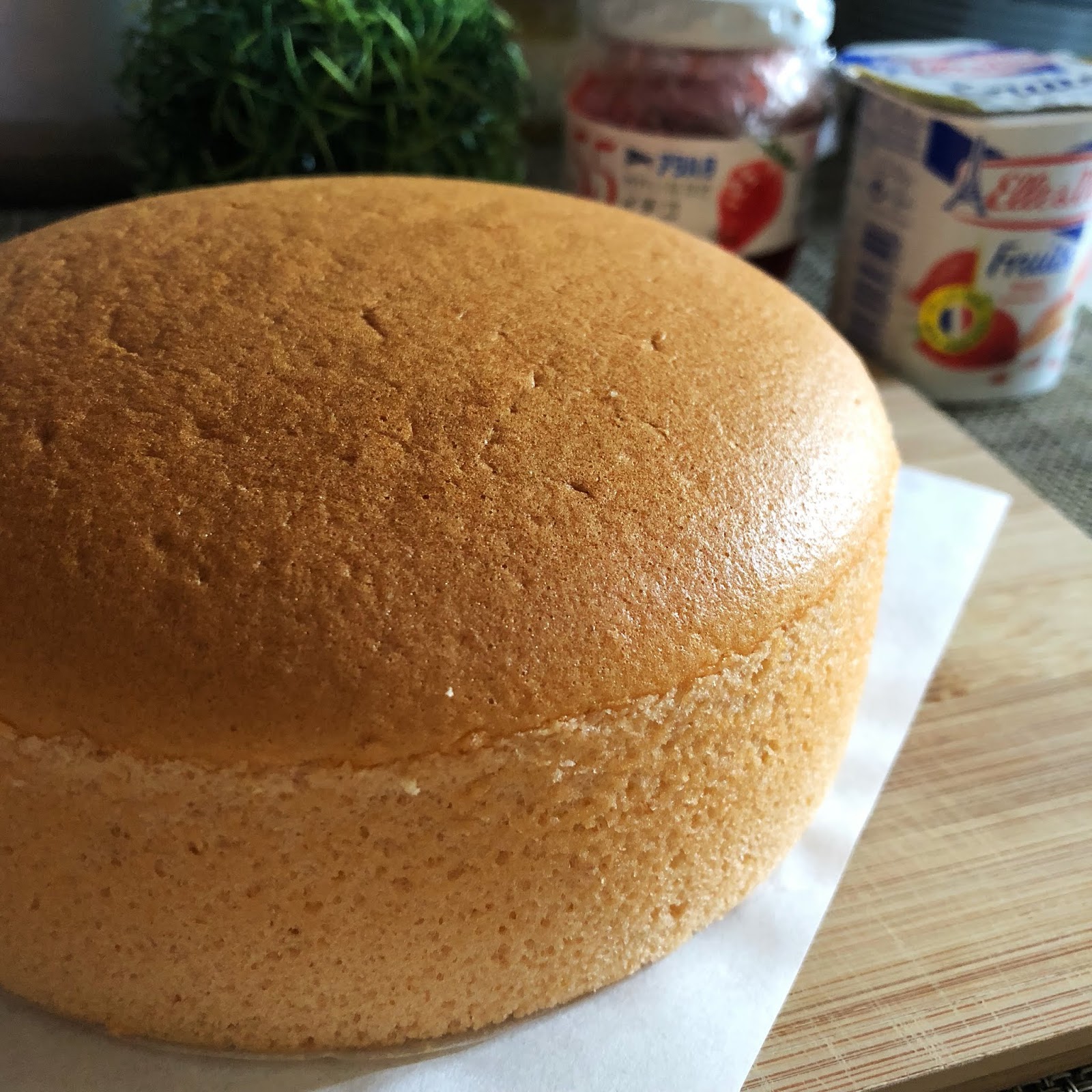 My Mind Patch Strawberry Yogurt Butter Sponge Cake