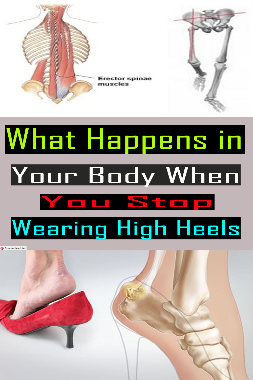 What Happens in Your Body When You Stop Wearing High Heels Therapy Healt