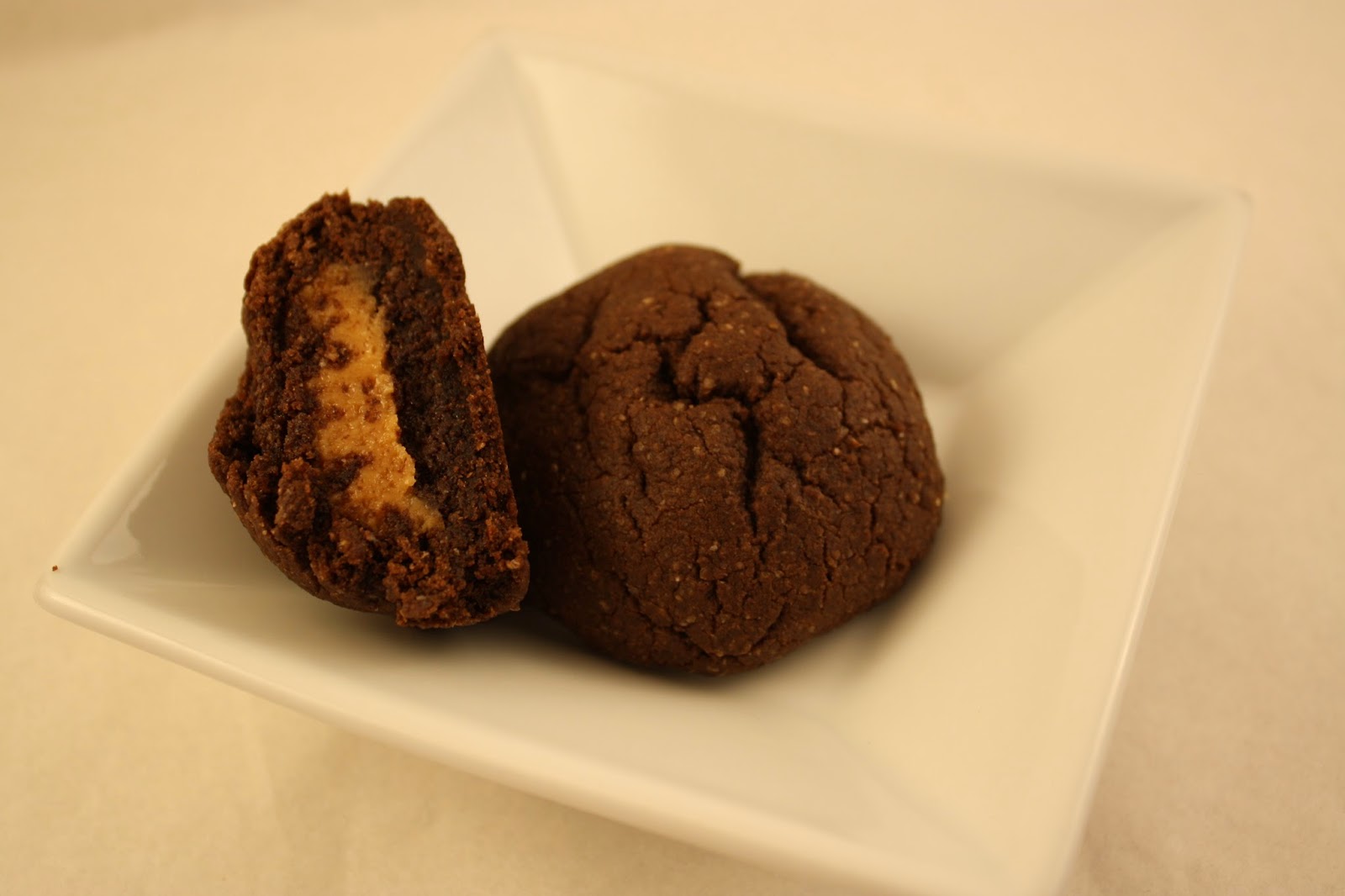 LactoseFree Girl Chocolate Peanut Butter Pillow Cookies