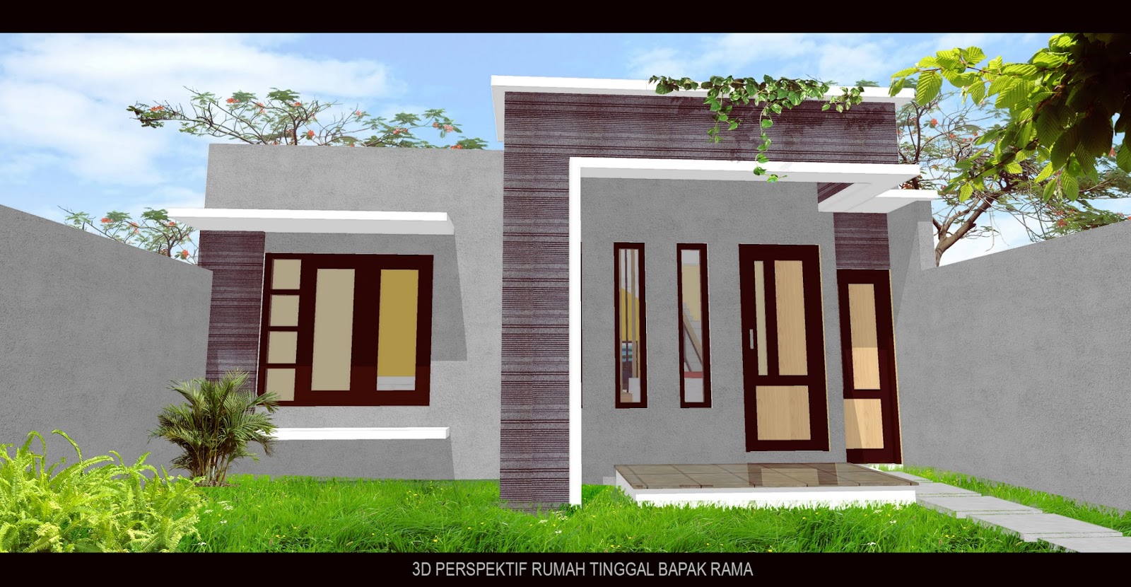Rumah Minimalis 1 Lantai Dak Di Lahan 7x12 M Bpk Rama Rumah Minimalis 1 Lantai Dak Di Lahan 7x12 M Bpk Rama