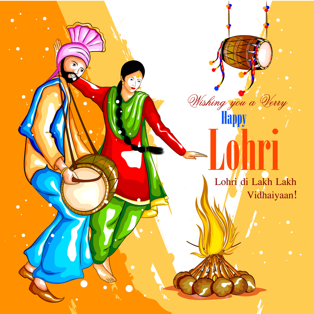 Why We Celebrate Lohri: Punjabi Lohri Celebration In India - Badhaai.com