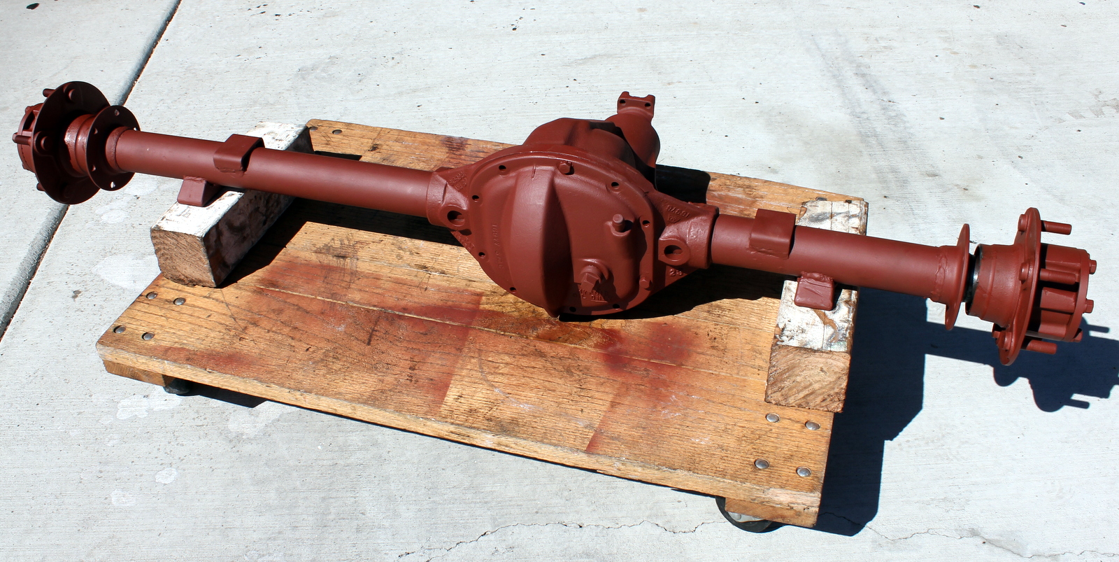 1943 Willys MB Jeep Restoration Project Rear Axle Ready