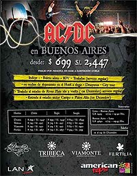 AC/DC – Live in Buenos Aires Argentina – CD y DVD 2009-2011 | ROCKLIVE.ES