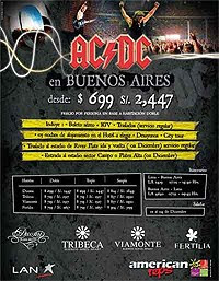 AC/DC – Live in Buenos Aires Argentina – CD y DVD 2009-2011 