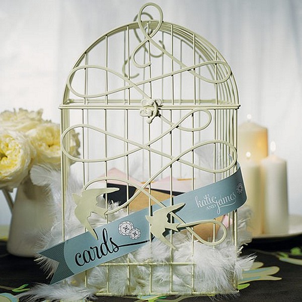 Birdcage Wedding Card Holder