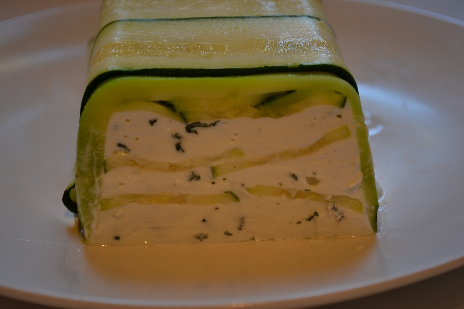 Terrine de courgettes au chèvre
