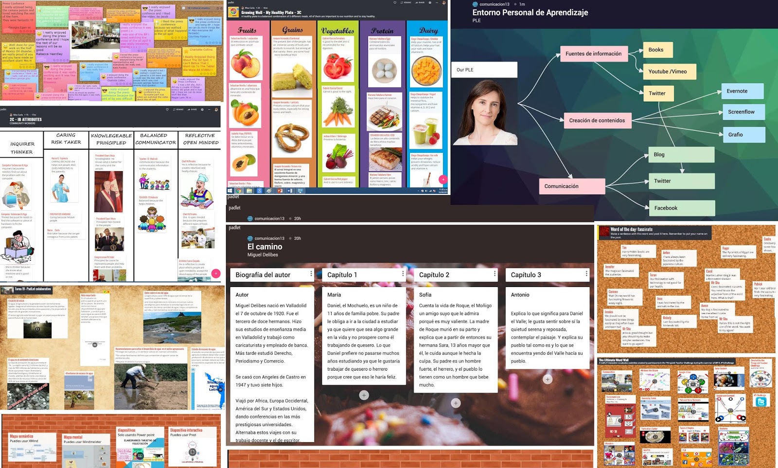 Virtual Walls Padlet