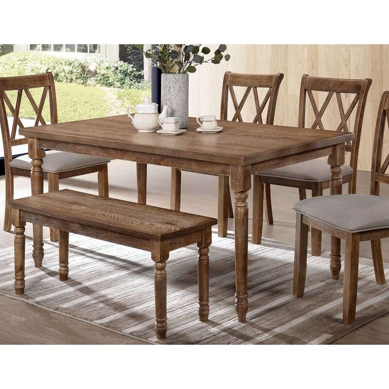 Review ﻿Bedlington 6 Piece Dining Set 6 Piece Kitchen & Dining Room Sets