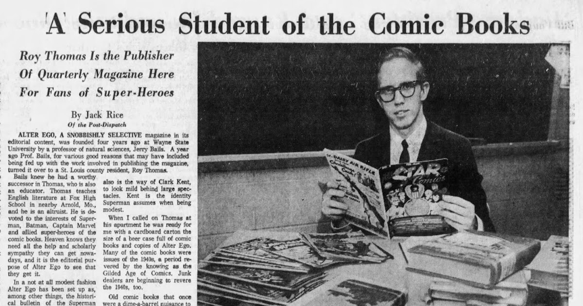 From The Vaults: Roy Thomas 1965
