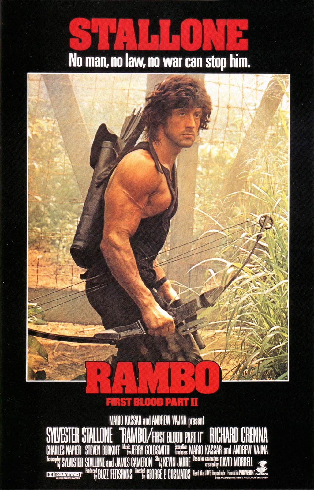 Rambo 2 La Mission Film Complet En Français Affiches - Photos d'exploitation - Bandes annonces: Rambo II : La