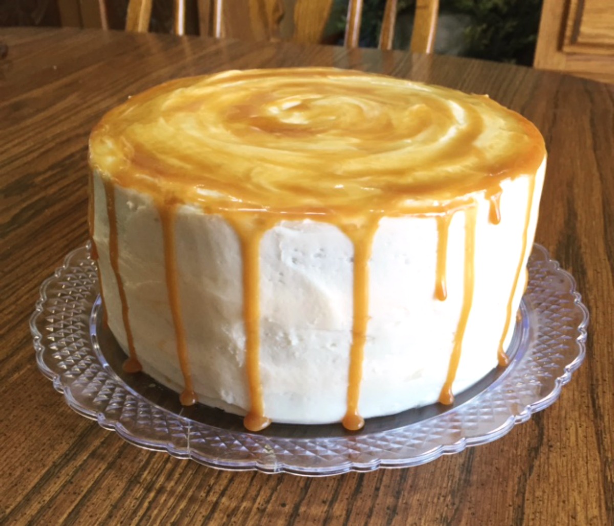 Sea Salt Caramel Cake Crazy for Cookies and More